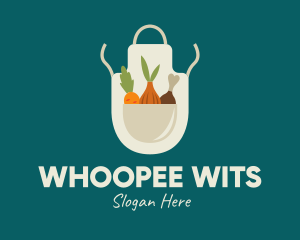 Vegetable Chef Apron logo design