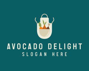 Vegetable Chef Apron logo design