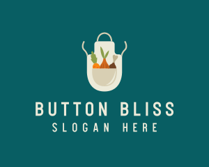 Vegetable Chef Apron logo design