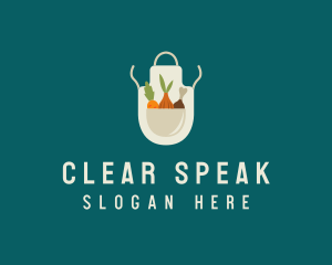 Vegetable Chef Apron logo design