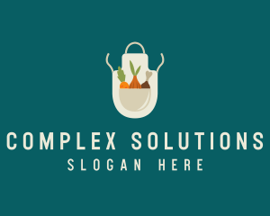 Vegetable Chef Apron logo design