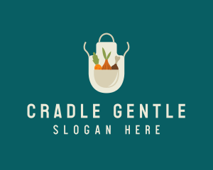 Vegetable Chef Apron logo design