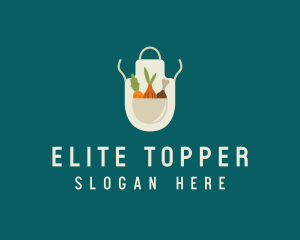 Vegetable Chef Apron logo design