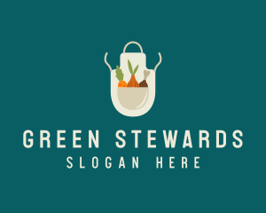 Vegetable Chef Apron logo design