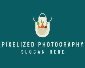 Vegetable Chef Apron logo design