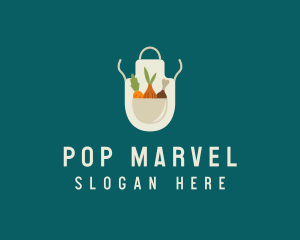 Vegetable Chef Apron logo design