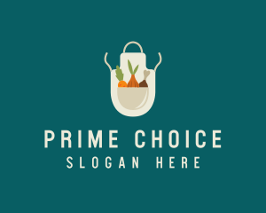 Vegetable Chef Apron logo design