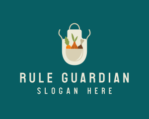 Vegetable Chef Apron logo design