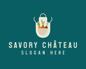 Vegetable Chef Apron logo design