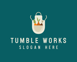 Vegetable Chef Apron logo design