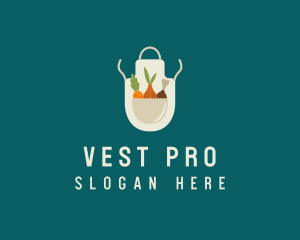 Vegetable Chef Apron logo design