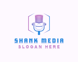 Radio Mic Media logo design