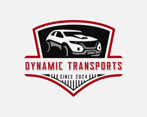 Vehicle Transport SUV logo design