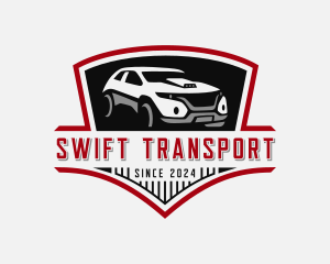 Vehicle Transport SUV logo design