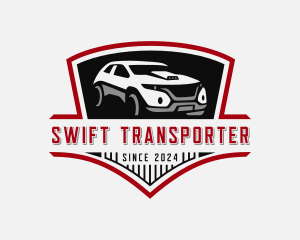 Vehicle Transport SUV logo design