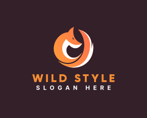 Wild Fox Animal logo design