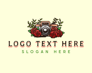 Floral Rose Camera logo