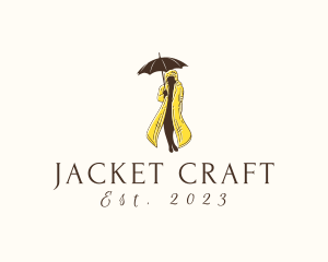 Raincoat Umbrella Fashion logo
