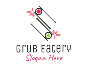 Japanese Sushi Restaurant logo design