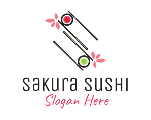 Japanese Sushi Restaurant logo design