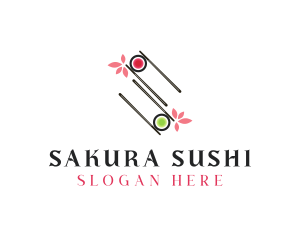 Japanese Sushi Restaurant logo design