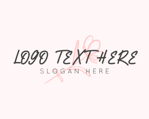 Floral Elegant Script Logo