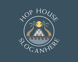 Beach House Seaside logo design