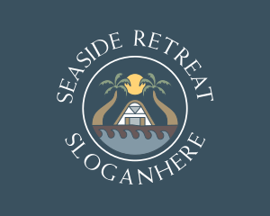 Beach House Seaside logo design