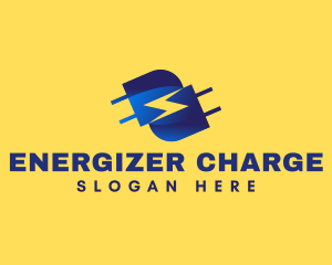 Plug Electronic Charge logo design