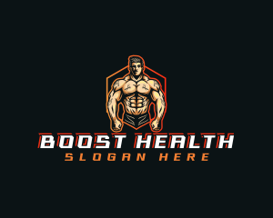 Fitness Bodybuilder Gym Logo