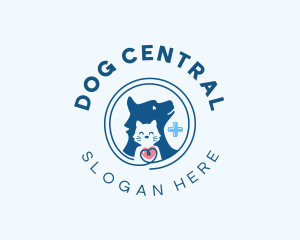 Cat Dog Veterinary logo design