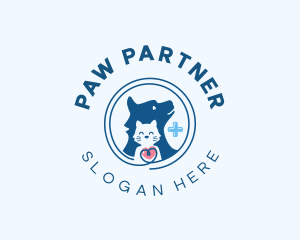 Cat Dog Veterinary logo design