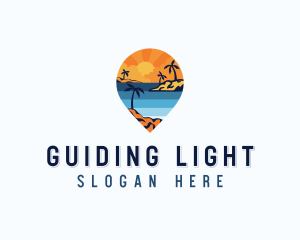 Island Tourist Vacation logo design