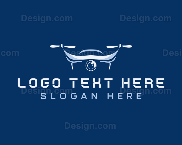 Aerial Drone Quadcopter Logo