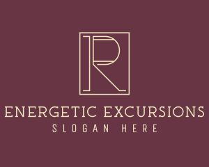 Elegant Boutique Letter R logo design