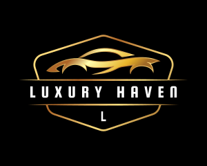 Luxury Car Rental logo design