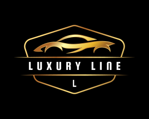 Luxury Car Rental logo design