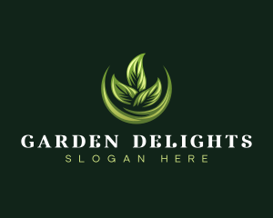 Landscaping Leaf Garden logo design