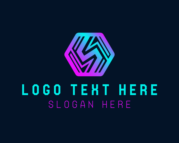 Futuristic logo example 4