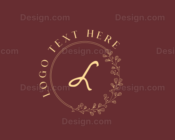 Floral Boutique Beauty Logo