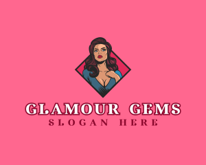 Beautiful Sexy Female logo design