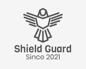 Modern Eagle Shield logo design