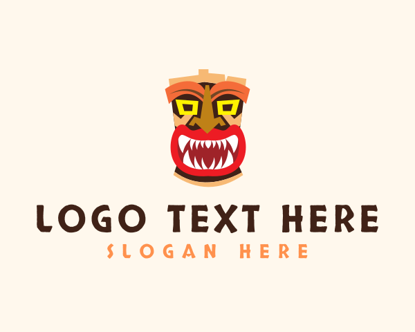 Tiki logo example 3