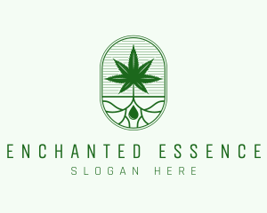 Marijuana Plant Extract logo design