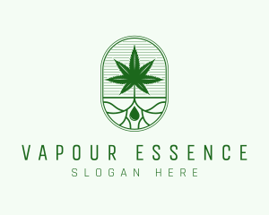 Marijuana Plant Extract logo design