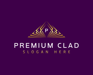 Premium Pyramid Architecture logo design