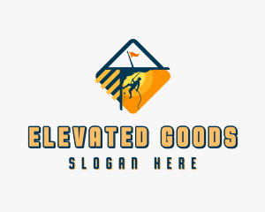 Mountain Rock Climbing logo design