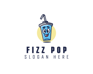 Cute Cartoon Soda logo