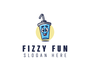 Cute Cartoon Soda logo