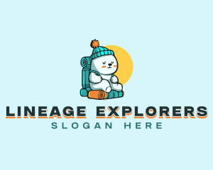 Bag Bear Explorer logo design